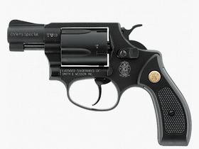 Smith & Wesson Chiefs Special 9mm R.K. - zwarte schreckschuss revolver