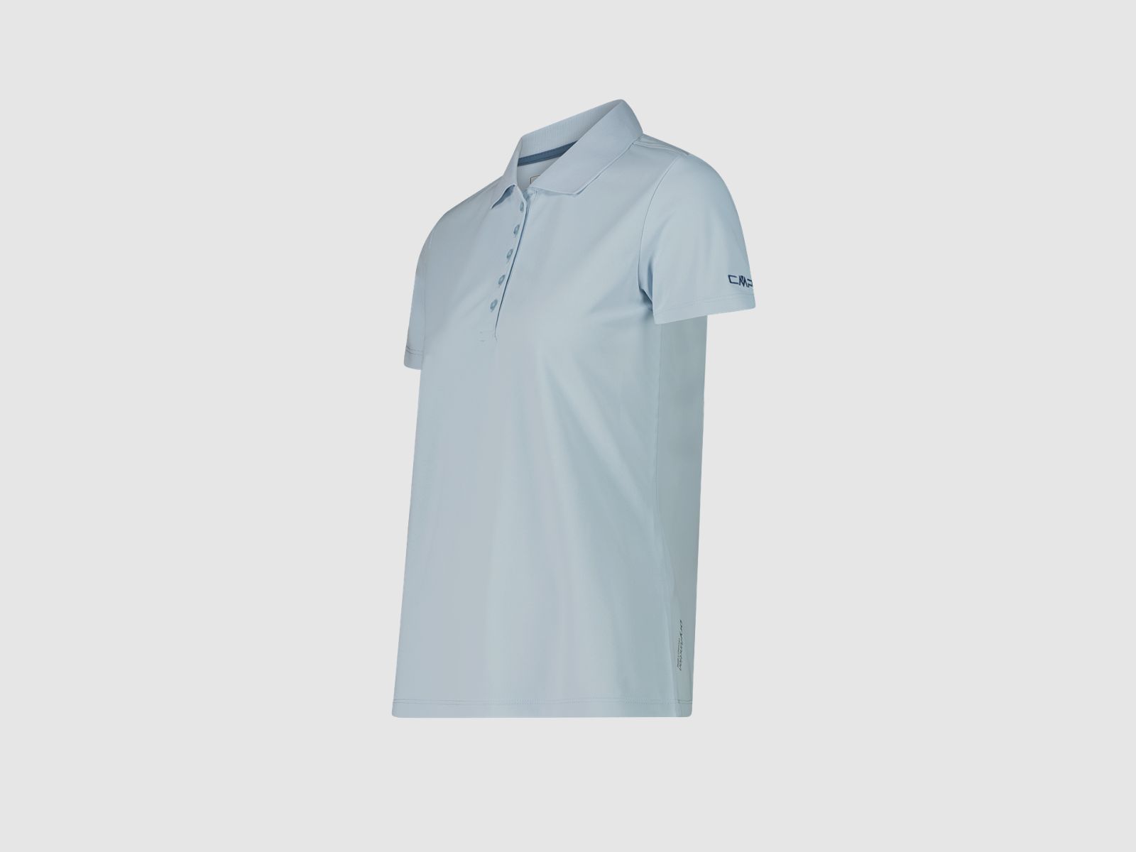 CMP Einfarbiges Pique-Poloshirt Sky Blue
