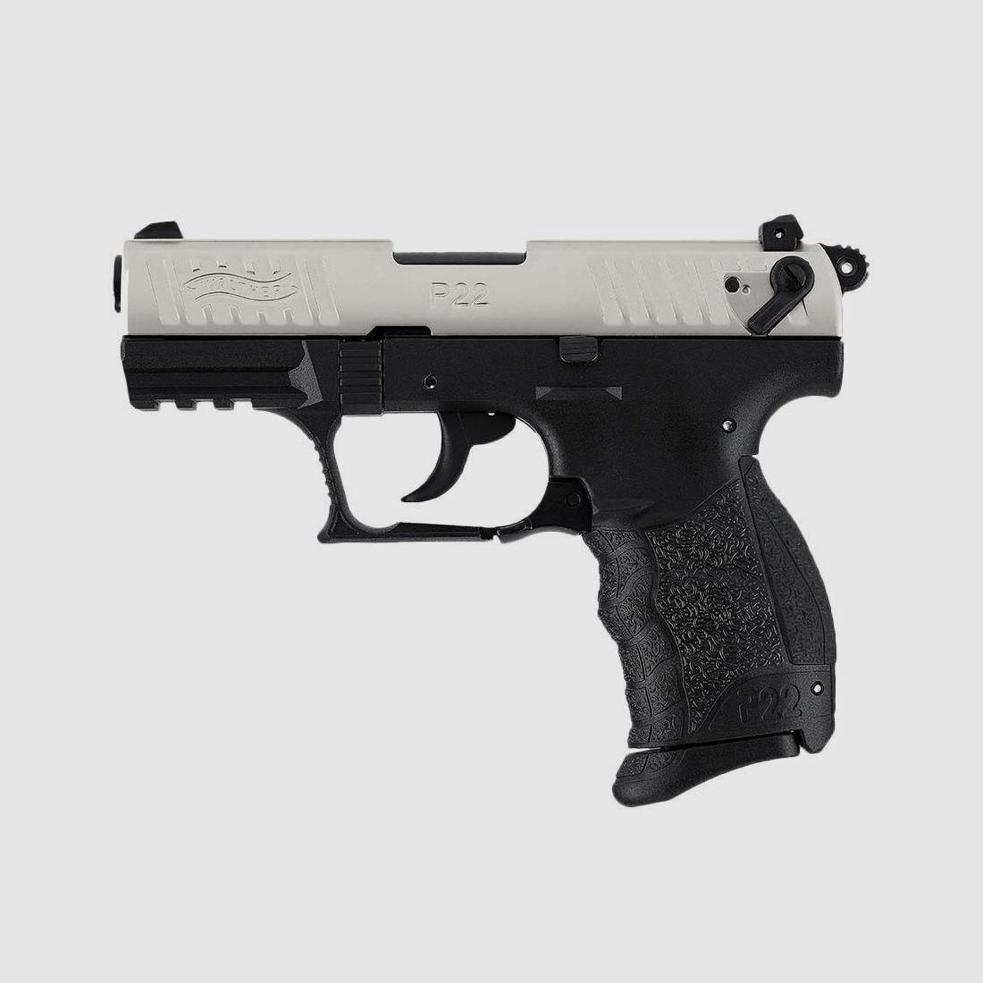 Walther P22Q pistolet alarmowy kaliber 9mm P.A.K. nikiel