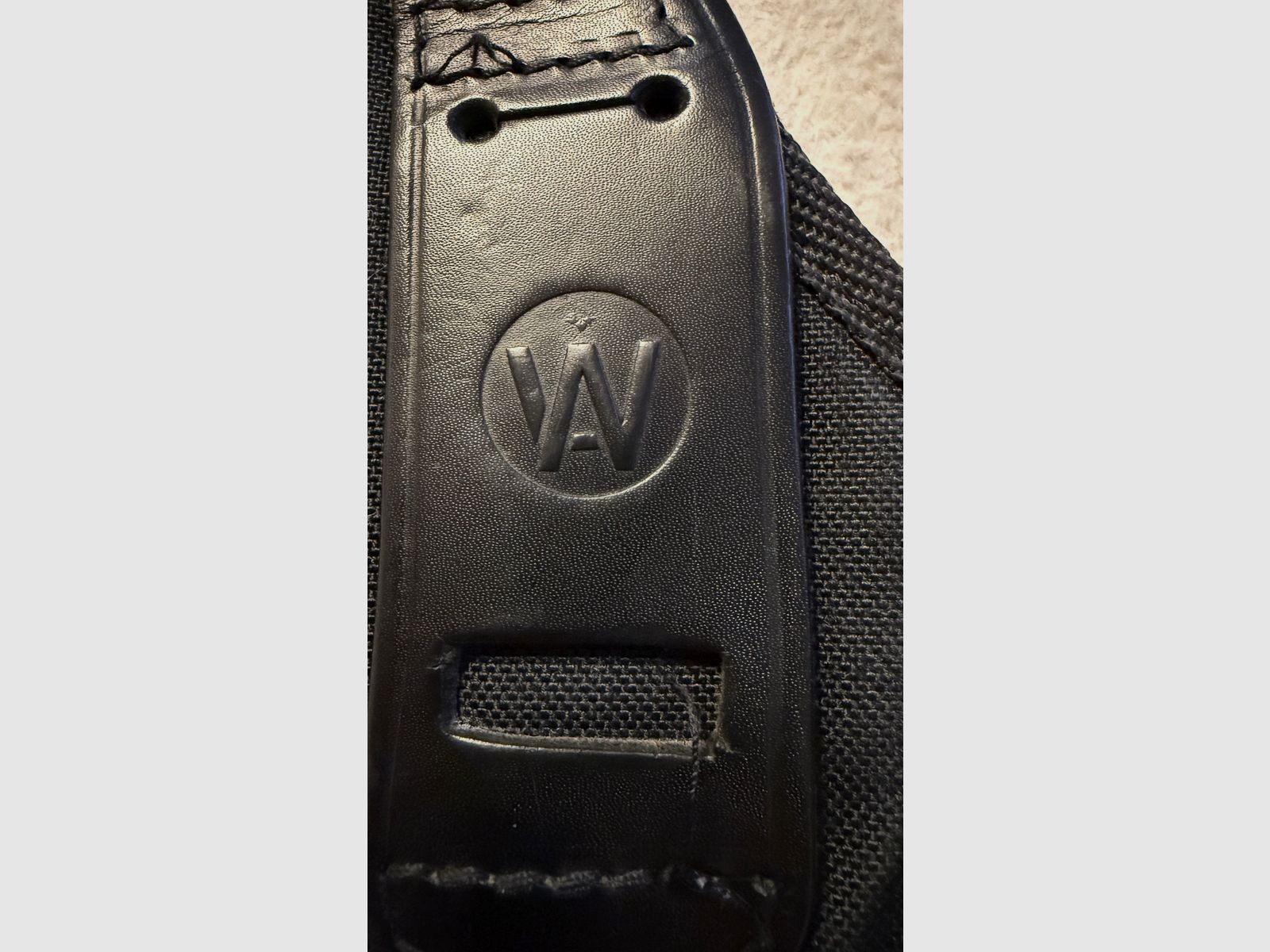 Polizei Holster IWB Nylon schwarz für Kurzwaffen - unauffällig