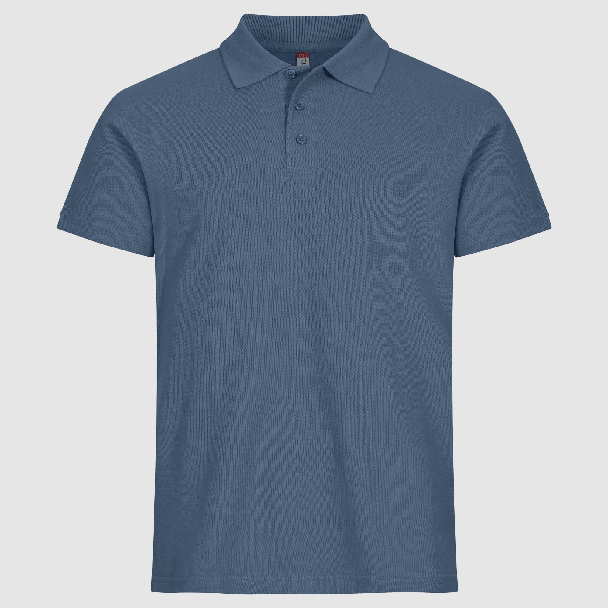 Clique Basic Polo Steel Blue L
