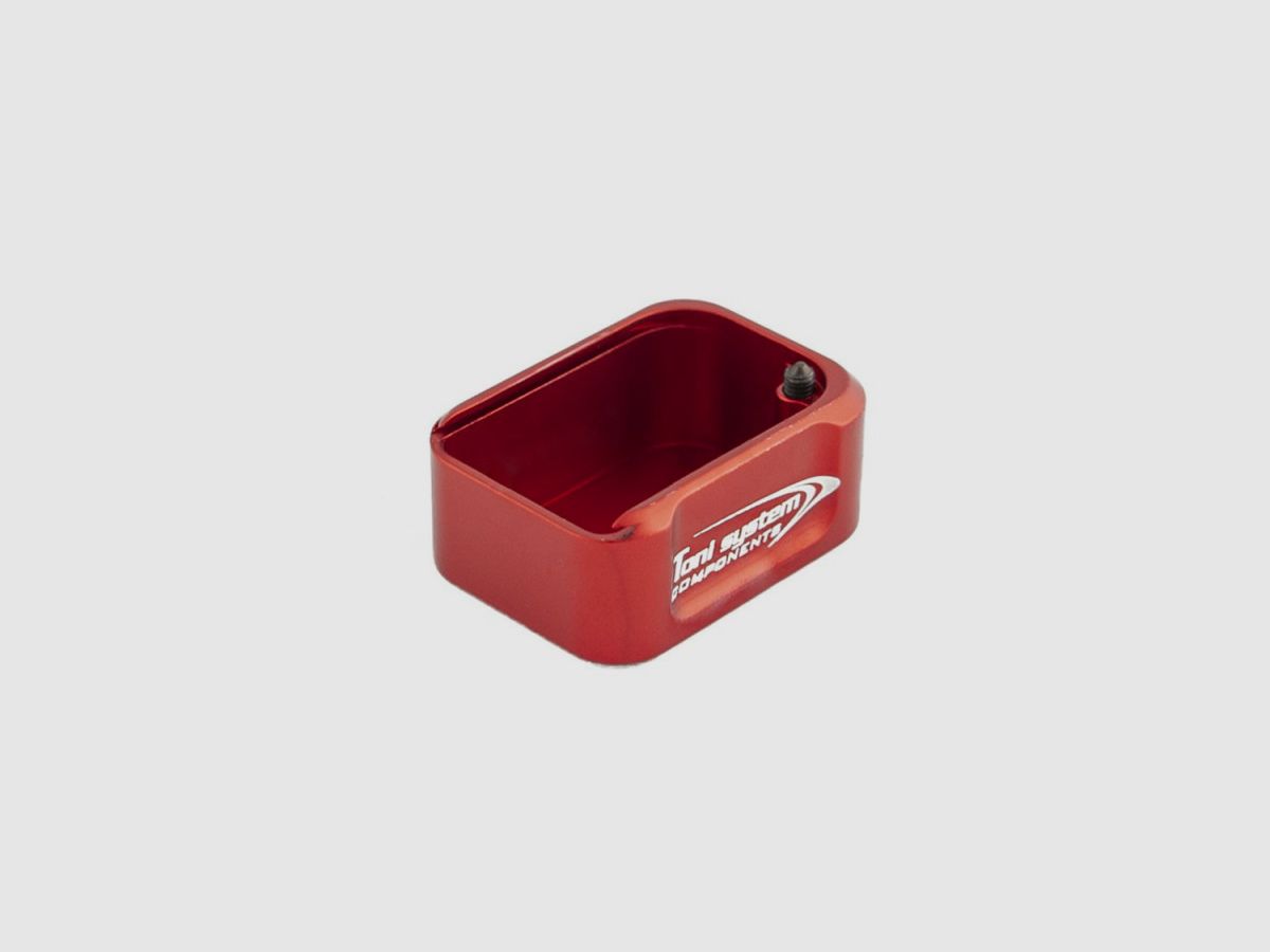 TONI SYSTEM PADWQ5M Basisplatte für Walther Q5 Match Stahlrahmen (SF), Farbe: Rot, Bild 3 von 3