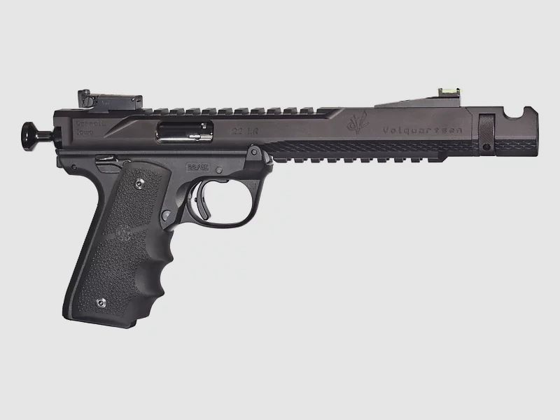 Volquartsen Black Mamba, 6", Fiber Optic Front Sight, Single Port Comp, Black Anodized Aluminum