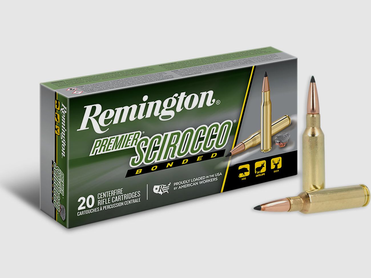 Büchsenmunition REMINGTON SCIROCCO BONDED – 6.5 Creedmoor – 130 grains