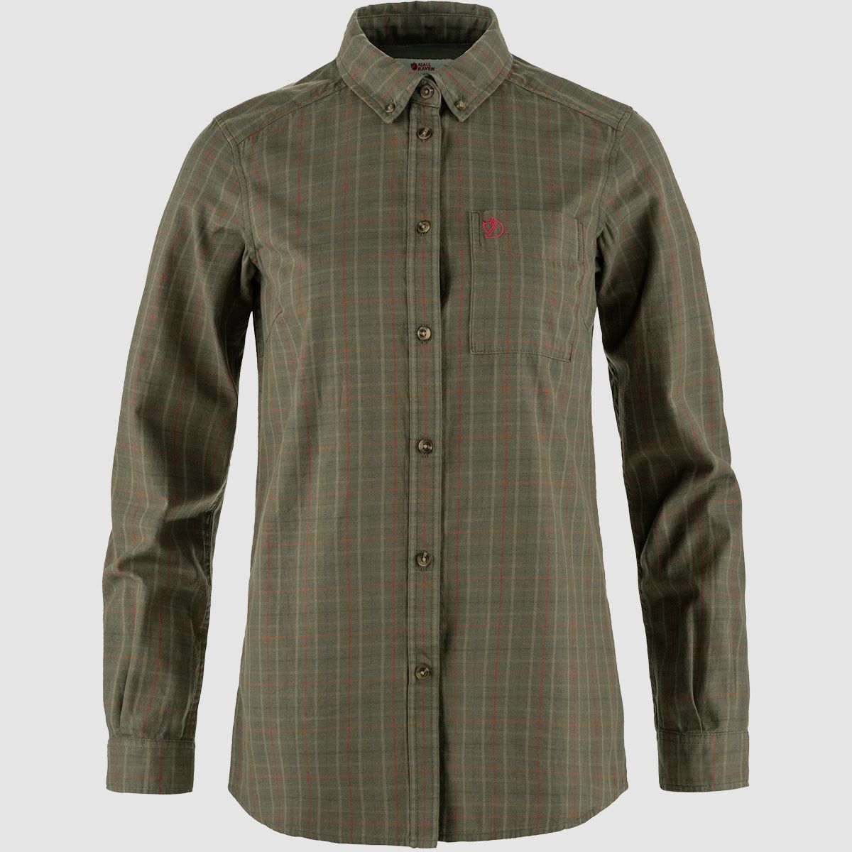Fjällräven Bluse Sörmland Lite Flannel Laurel Green - Light Olive