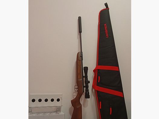 Luftgewehr Set Weihrauch HW 50 M/II, Schalldämpfer, Zielfernrohr - Vollständig NEU und Originalverpackt -