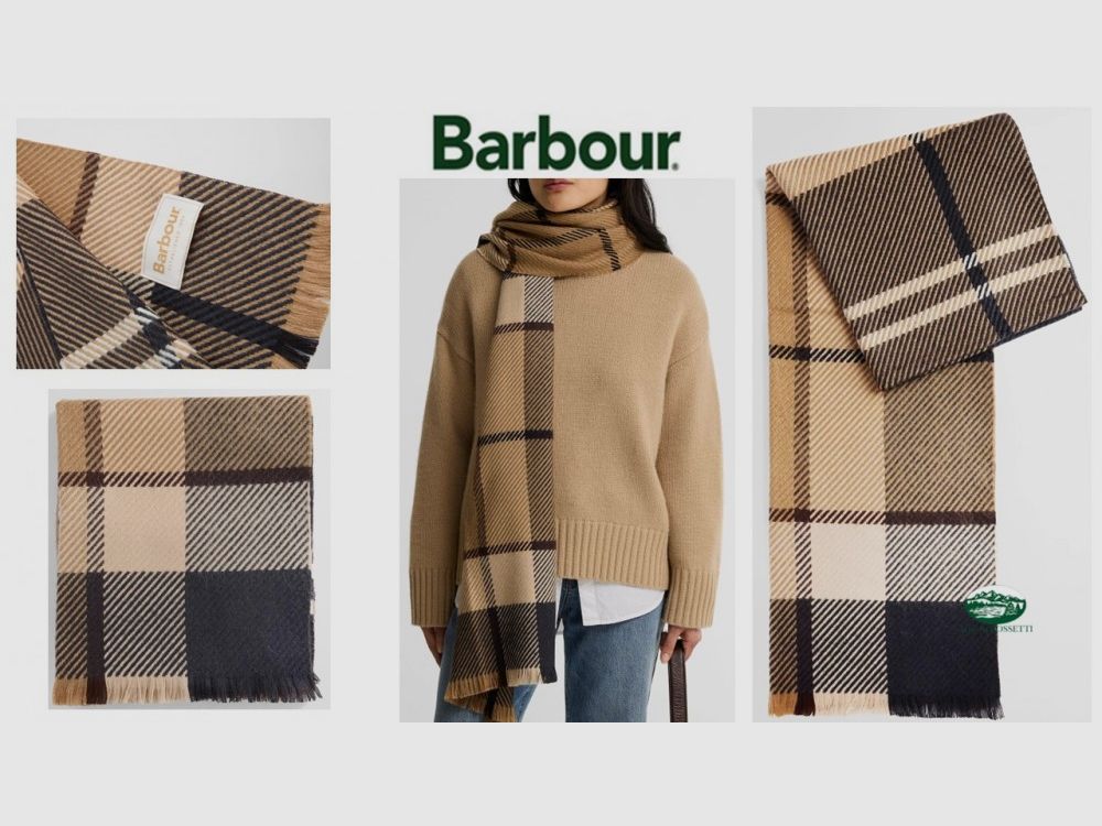 BARBOUR Schal Mantel Blair Tartan Unisex