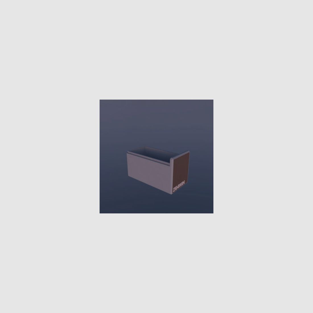 Filamelt Munitionsbox / .264 Winchester Magnum / ‘Schiebedeckel’ / Patronenbox, Ammo Box