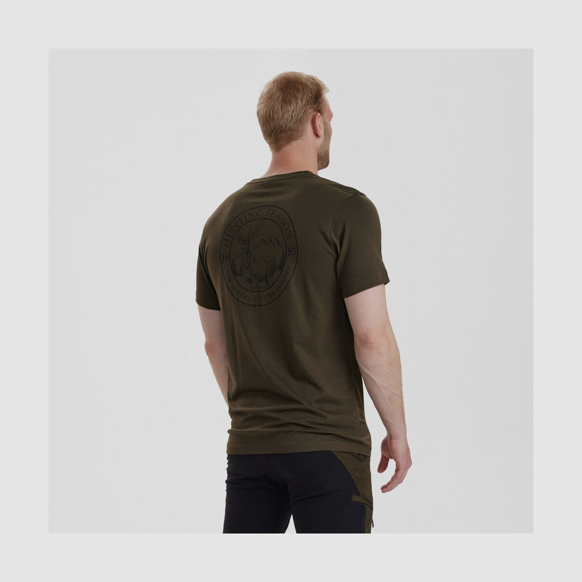 DEERHUNTER Easton T-shirt Oliv