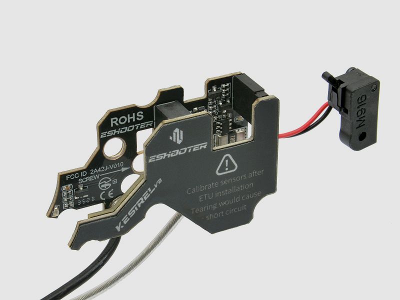 Kestrel V2 ETU Bluetooth - Rear Wired, internationale Version, nur für max. 0,5J AEG