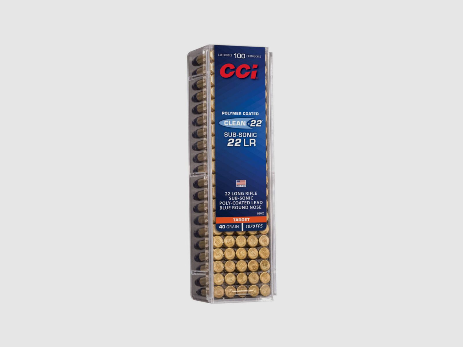 CCI .22LR Clean revêtement polymère