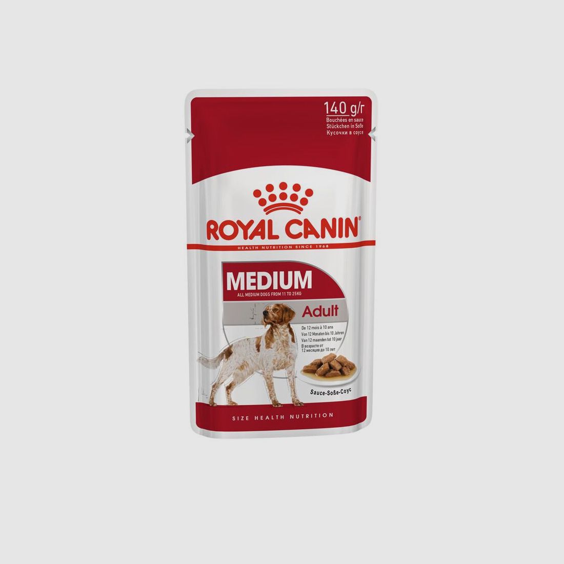 ROYAL CANIN Mittelgroße Hunde Nassfutter Medium Adult 10x140 g