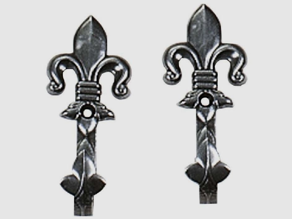 Pistolenhalter, Lilie, silber