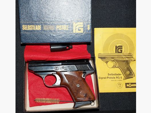 Röhm RG8 (RG 8) Pistolet à blanc Cal. 8mm OVP (PTB 154) RARE !