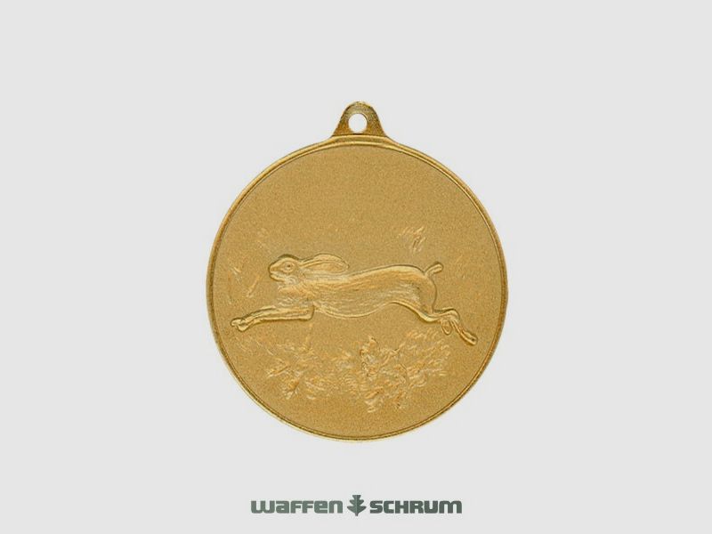 Steinhauer&Lück Jagdmedaille Hase gold 4J5.4-03