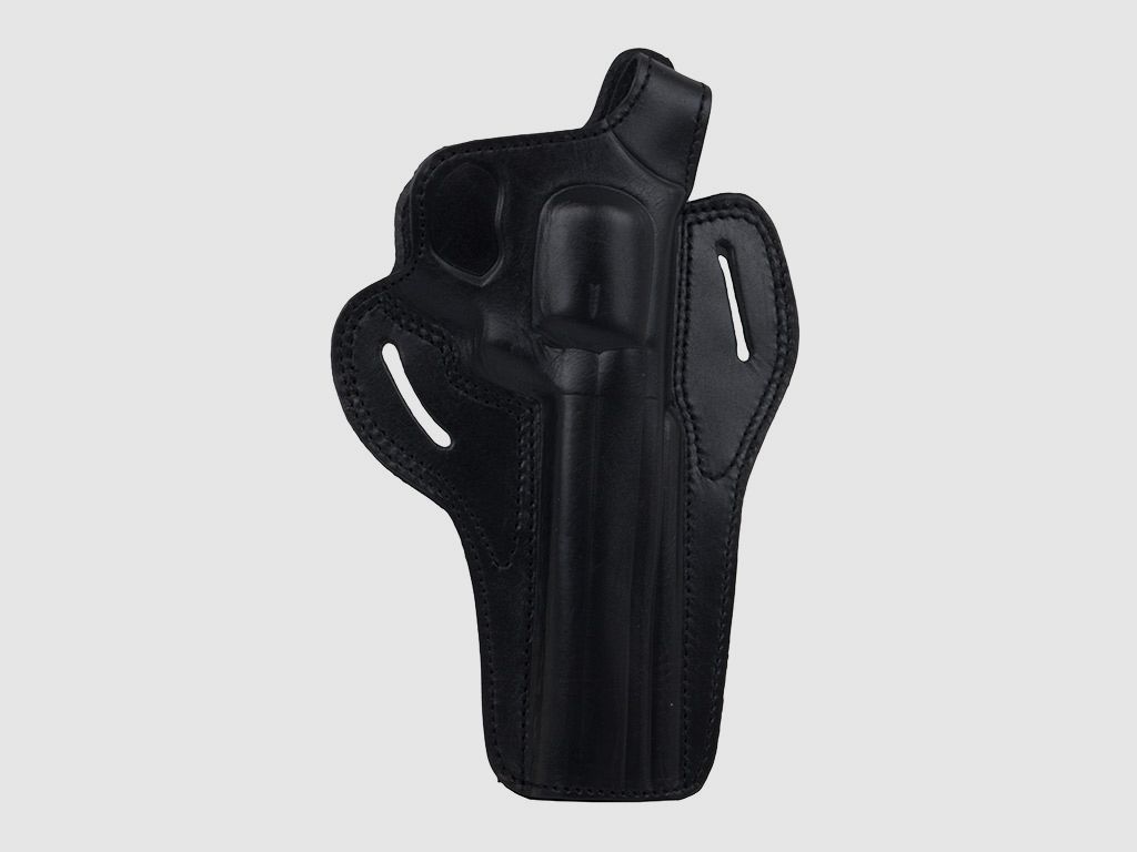 Schnellziehholster Formholster GĂĽrtelholster fĂĽr Revolver 6 Zoll Leder schwarz