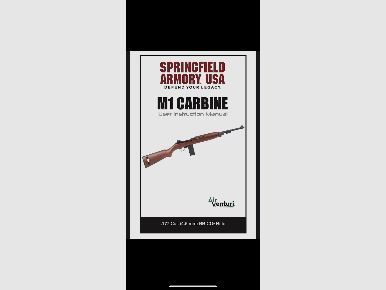 King Arms M1 Carbine Vollmetall Echtholz CO2 BlowBack 6mm BB