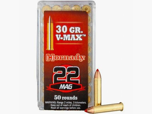 Hornady .22 WMR V-Max 1,9g/30grs.