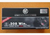 .RWS 20 cartridges RWS .308 Win.Target Elite Plus 10.9g /168 grs.