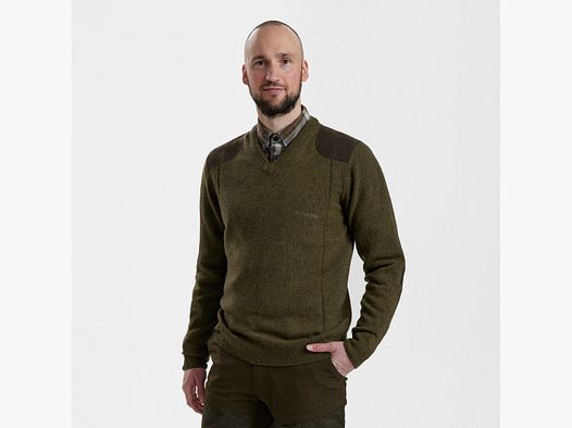 Sheffield Pullover mit V-Ausschnitt - Cypress – Größe: M