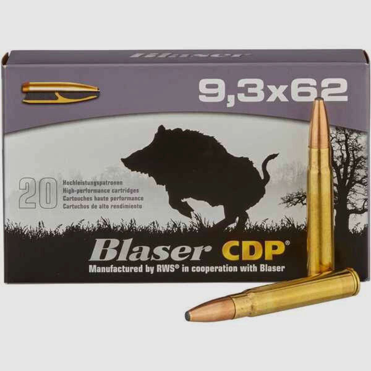 9,3×62 CDP 18,5g / 285gr