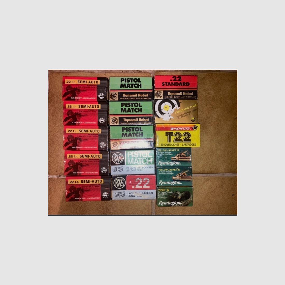 Munition 22 lfb insgesamt 800 Schuss