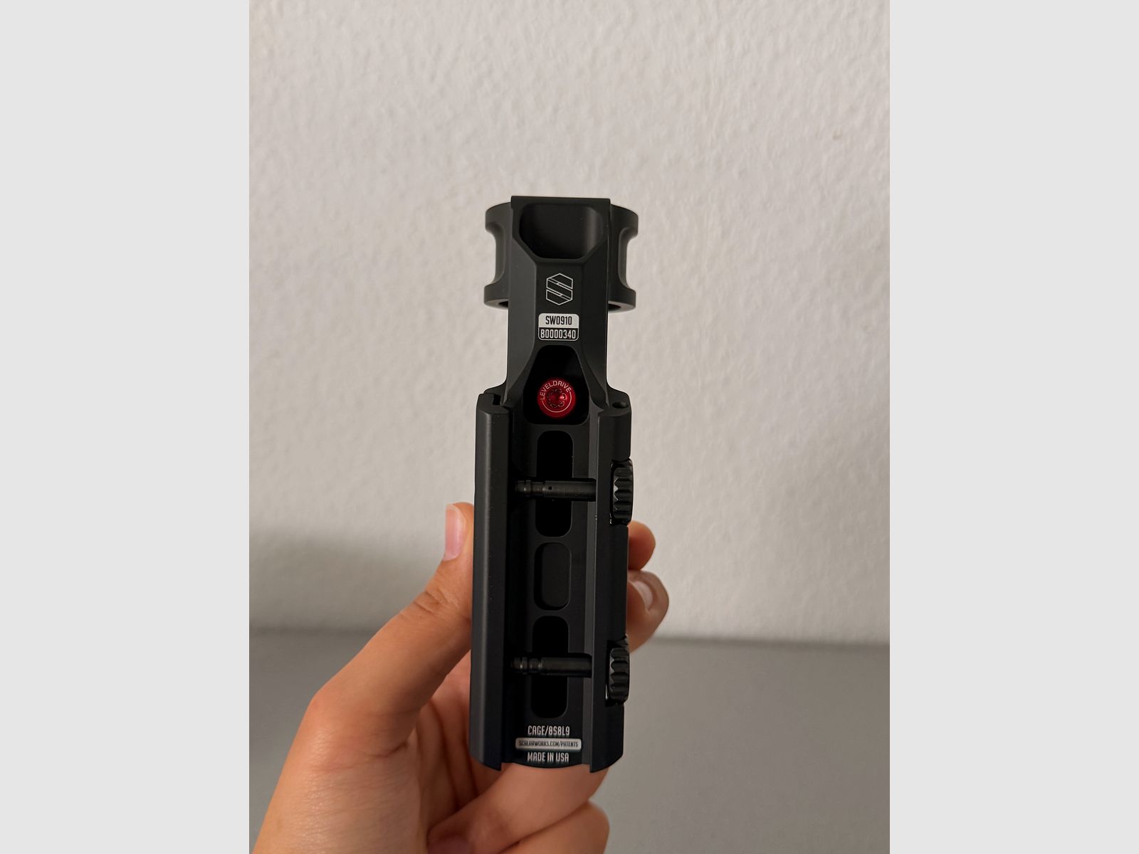 Scalarworks LEAP/09 34mm Schnellspannmontagen mit Vorlage 1.57