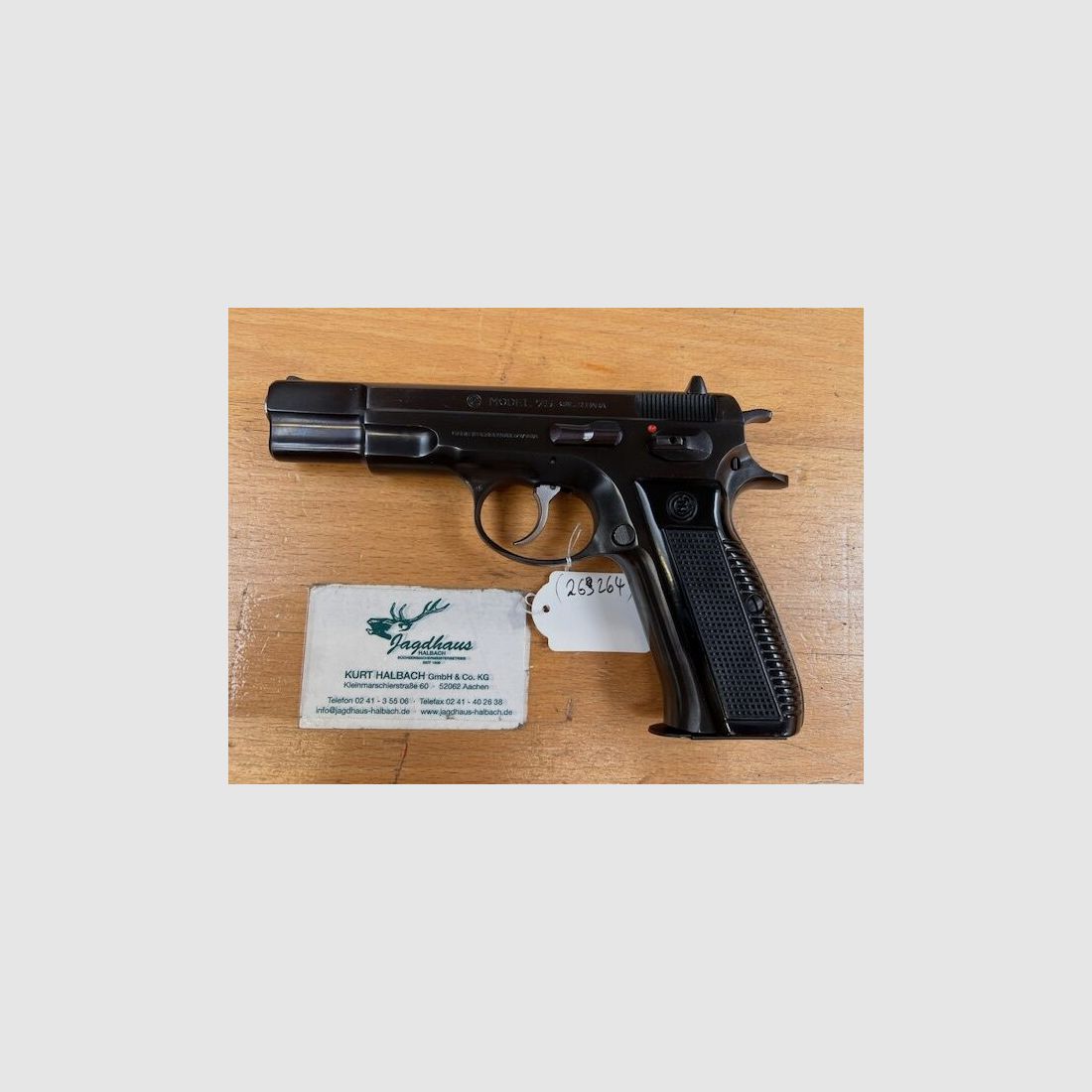 Kommissionen Pistole CZ 75 brüniert