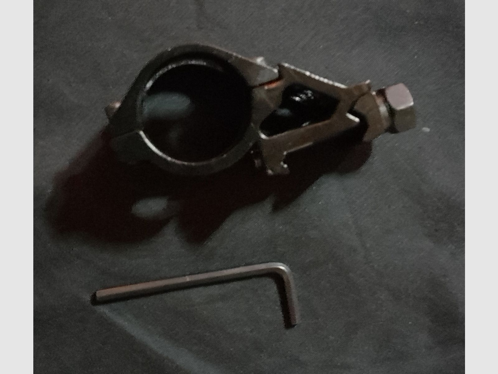 Zielfernrohr Picatinny Befestigung Montage Schnellspanner Taschenlampe 25,4mm  45° grad