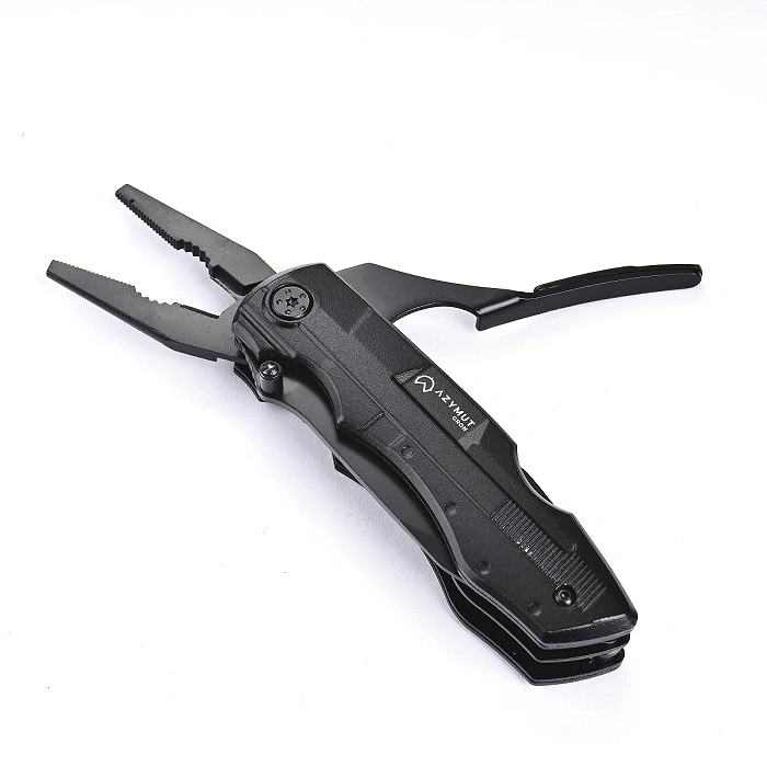 2x Multitool AZYMUT Gron - 11 narzędzi + 9 bitów + kabura (H-P224052), zdjęcie 9 z 18