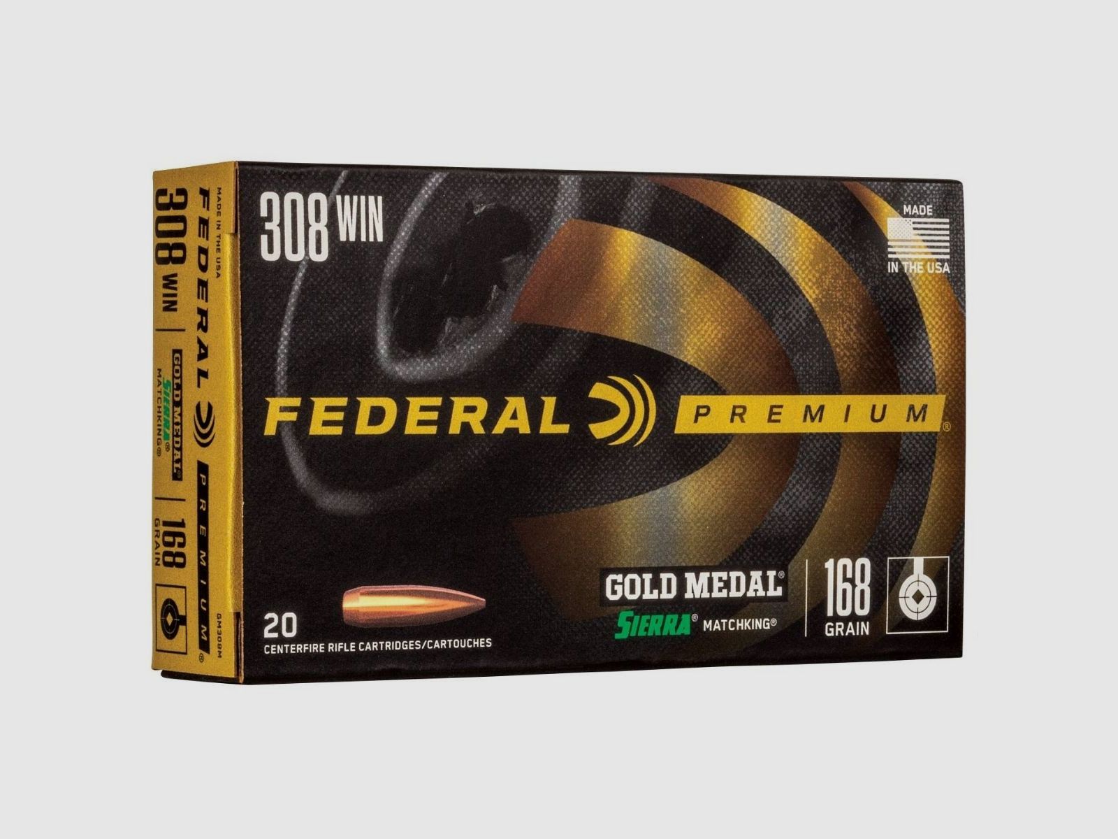 .308 Win Federal BTHP Sierra 168gr, zdjęcie 1 z 4