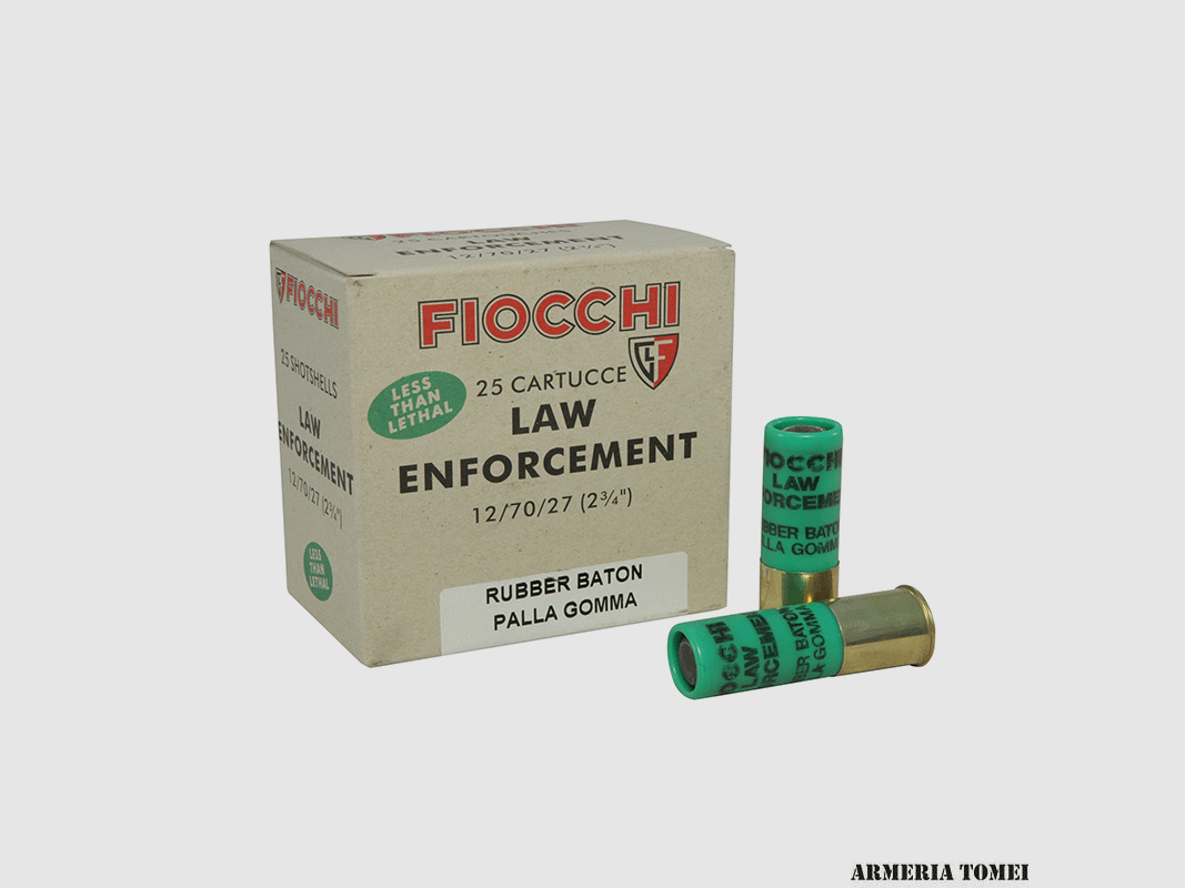 FIOCCHI – LAW ENFORCEMENT RUBBER CARTRIDGE RUBBER BULLET