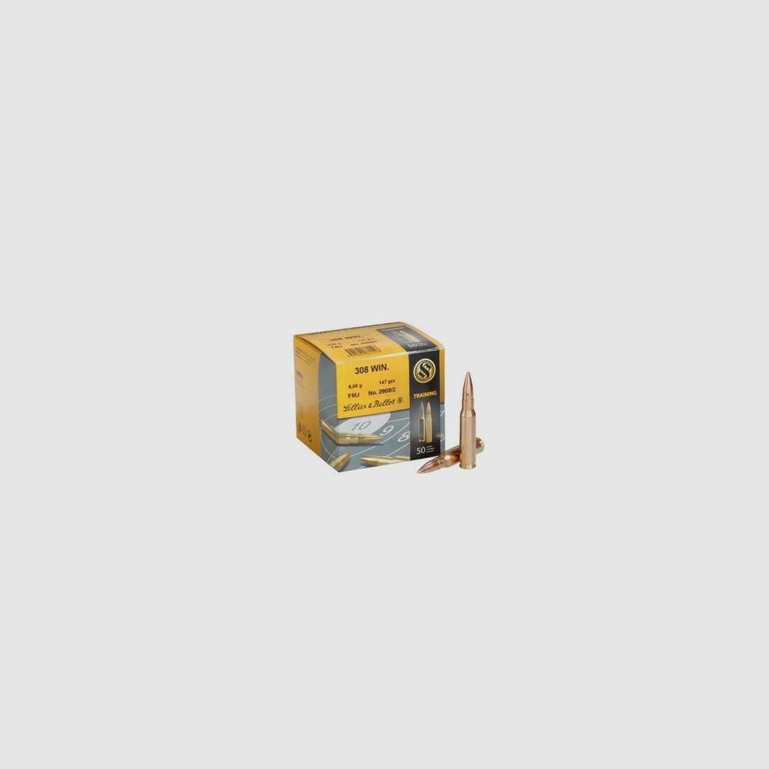 Sellier & Bellot FMJ 180grn .308Win (50 Stk.)