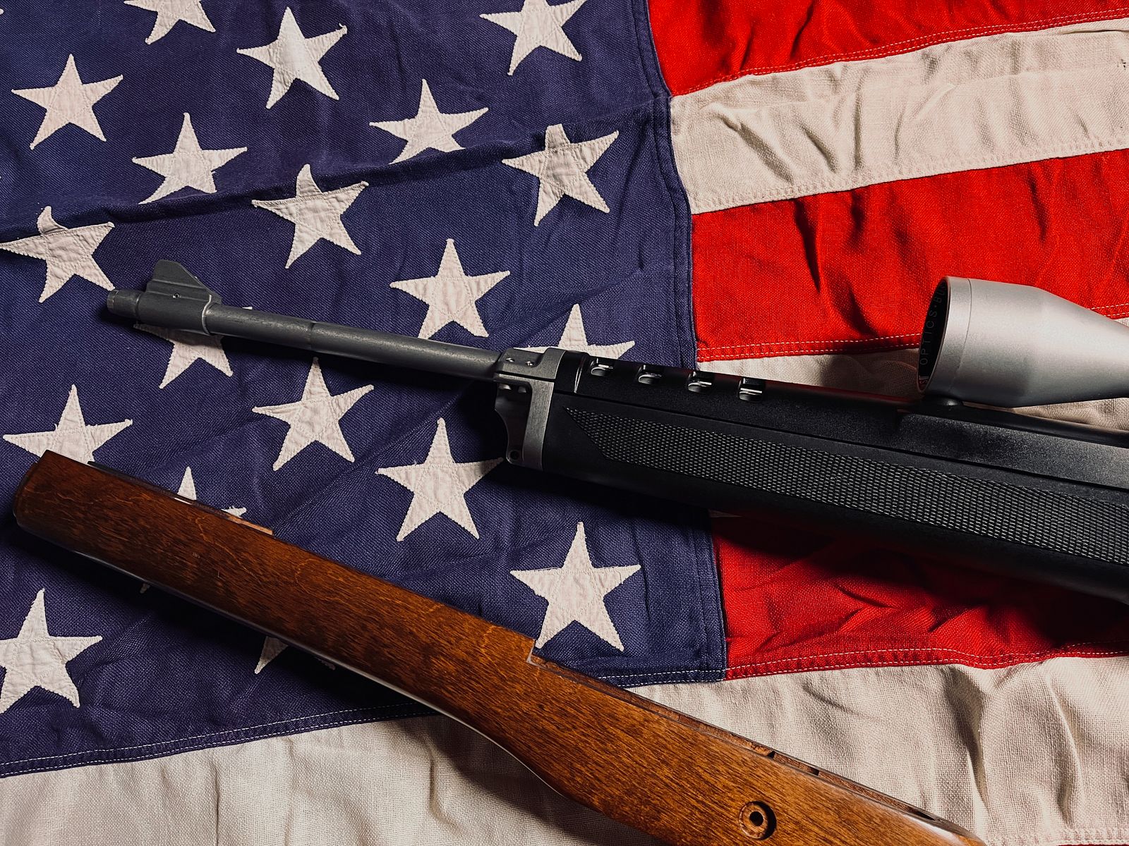 Ruger Mini 14 A-Team Variante Klappschaft + Holzschaft .223 Rem