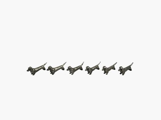 Lovergreen Accessoires Motiv sechs Dackel als Messerhalter-Set