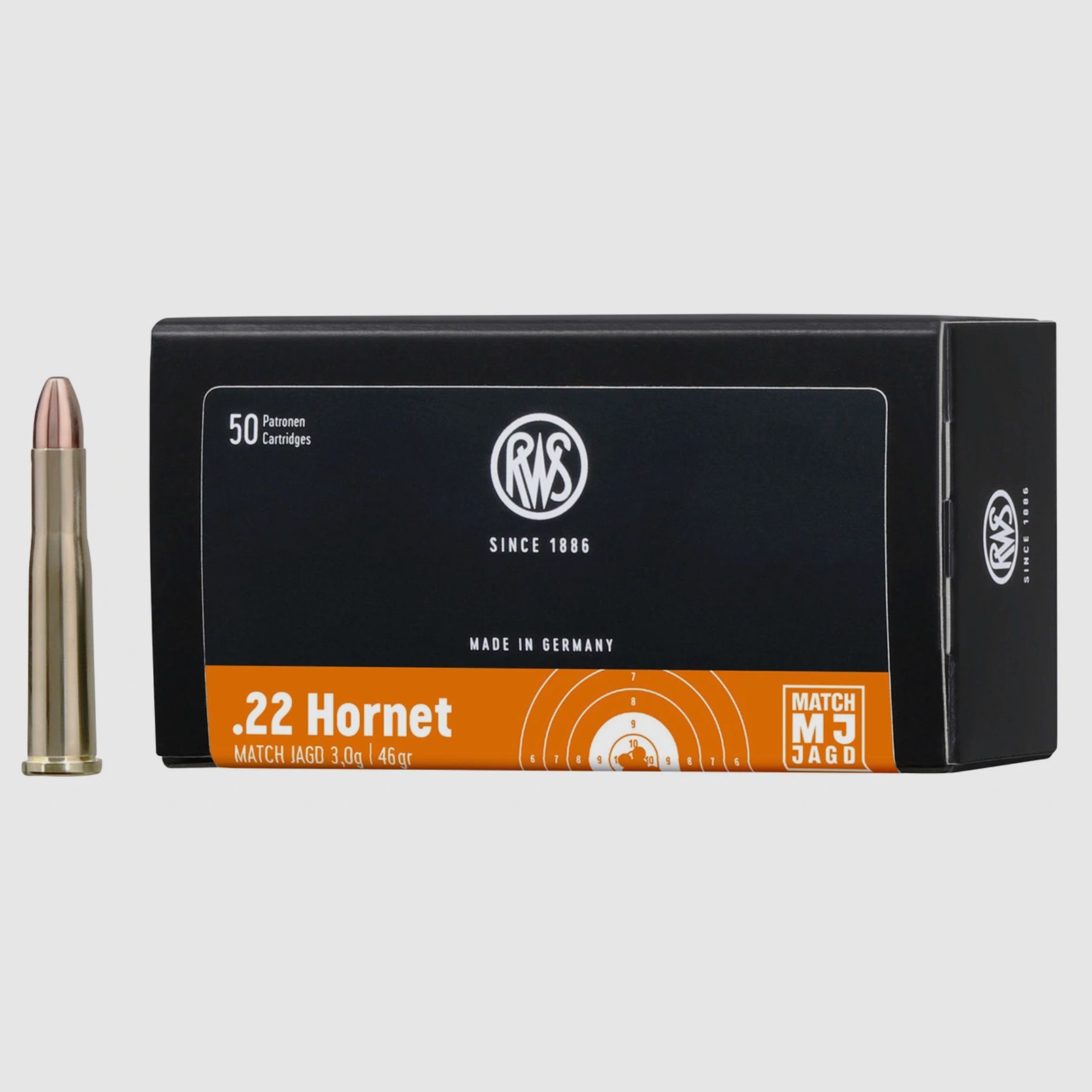 RWS 2116367 .22 Hornet Match Hunting MJ 3.0g 46 gr