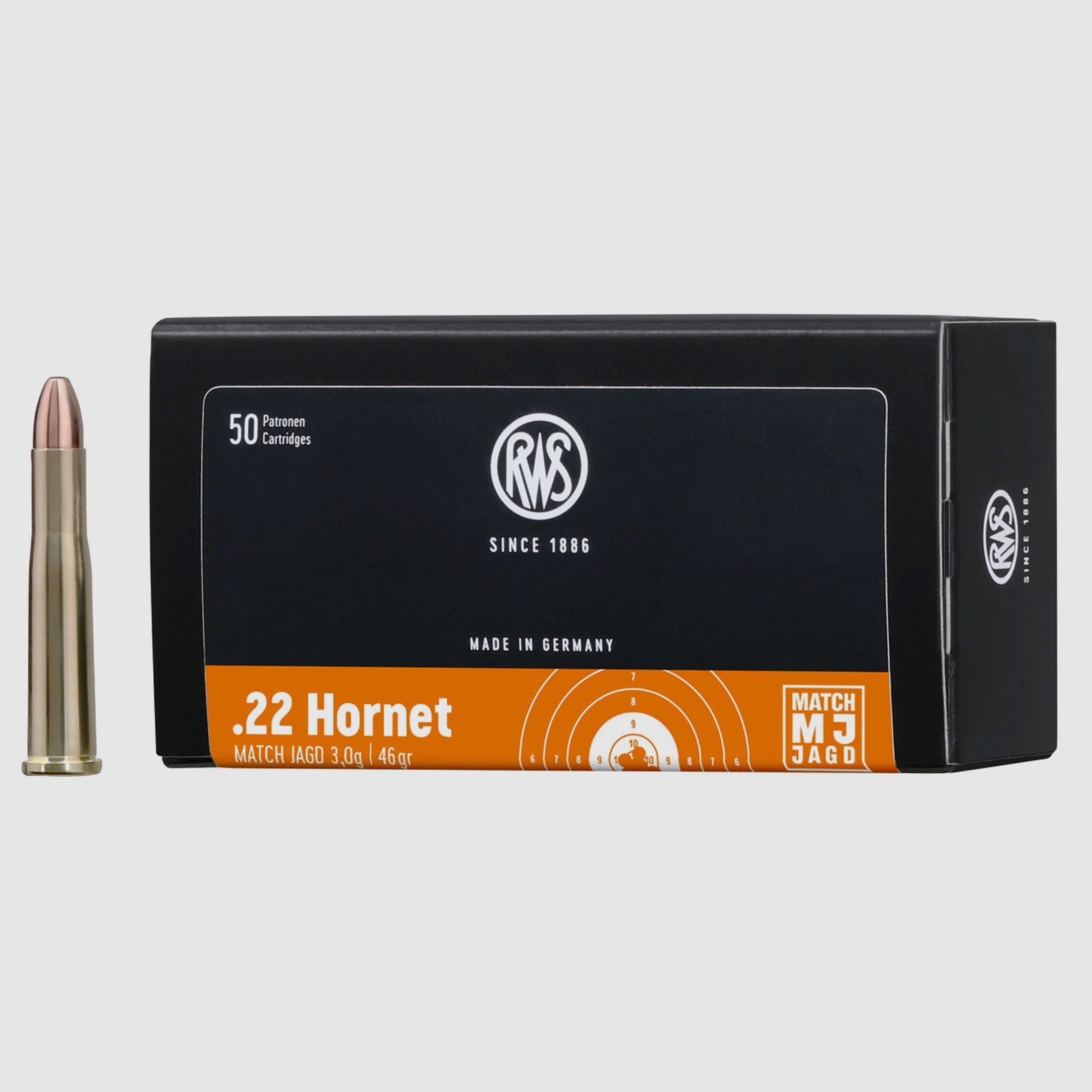 RWS 2116367 .22 Hornet Match Caccia MJ 3,0g 46 gr