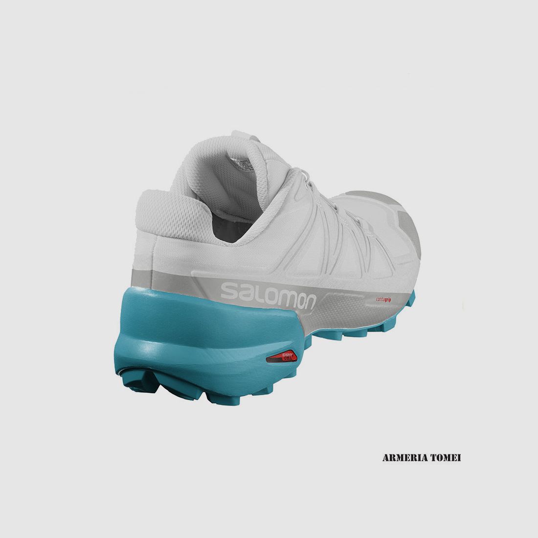 SALOMON – DAMES – SPEEDCROSS 5 W Wit / Bluebird, afbeelding 2 van 3