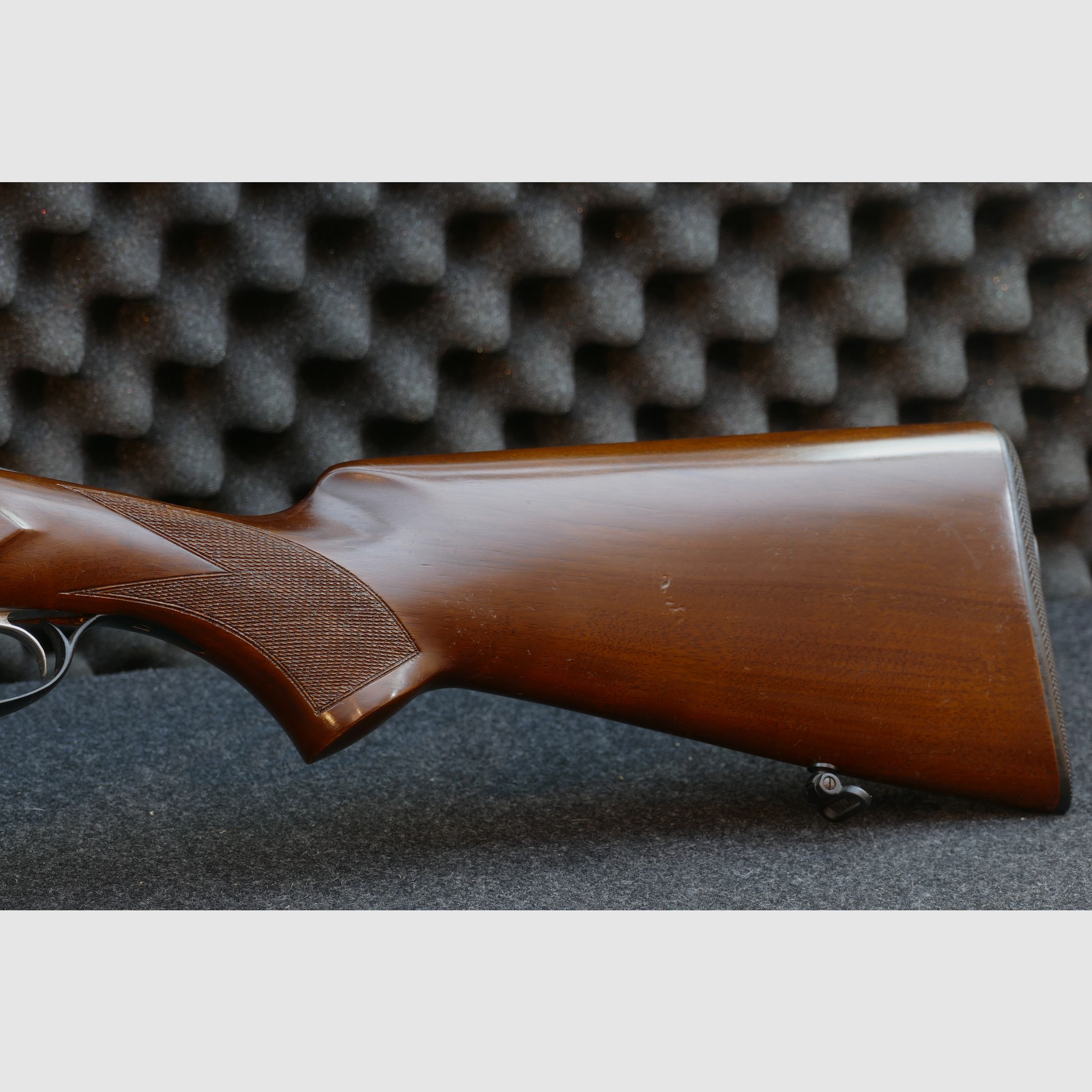 Luger – Bockdoppelflinte, Kal. 12/70, Stahlschrot bis 3,25mm