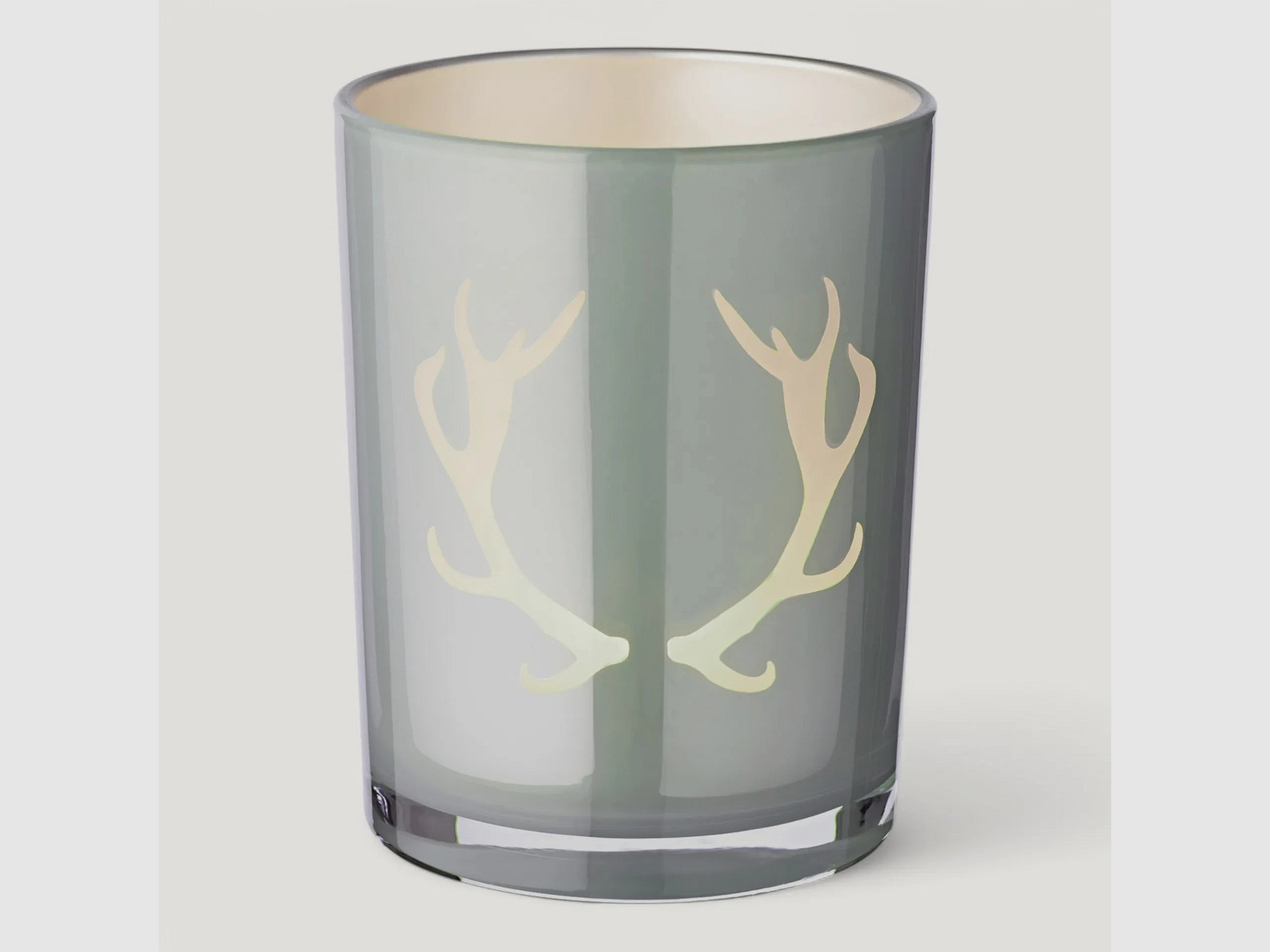 Teelichtglas Geweih