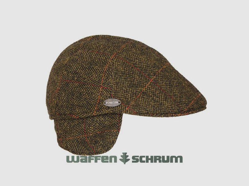 Cappello Foresta con protezioni per le orecchie Verde Oliva Mélange