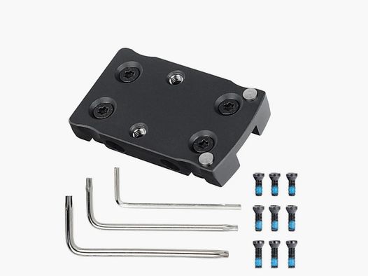 Montaggio per fucile adatto per una larghezza delle nervature ventilate da 6 mm a 10 mm. Per footprint RMR compatibile con Trijicon RMR/Holosun 407C/507C/508T.