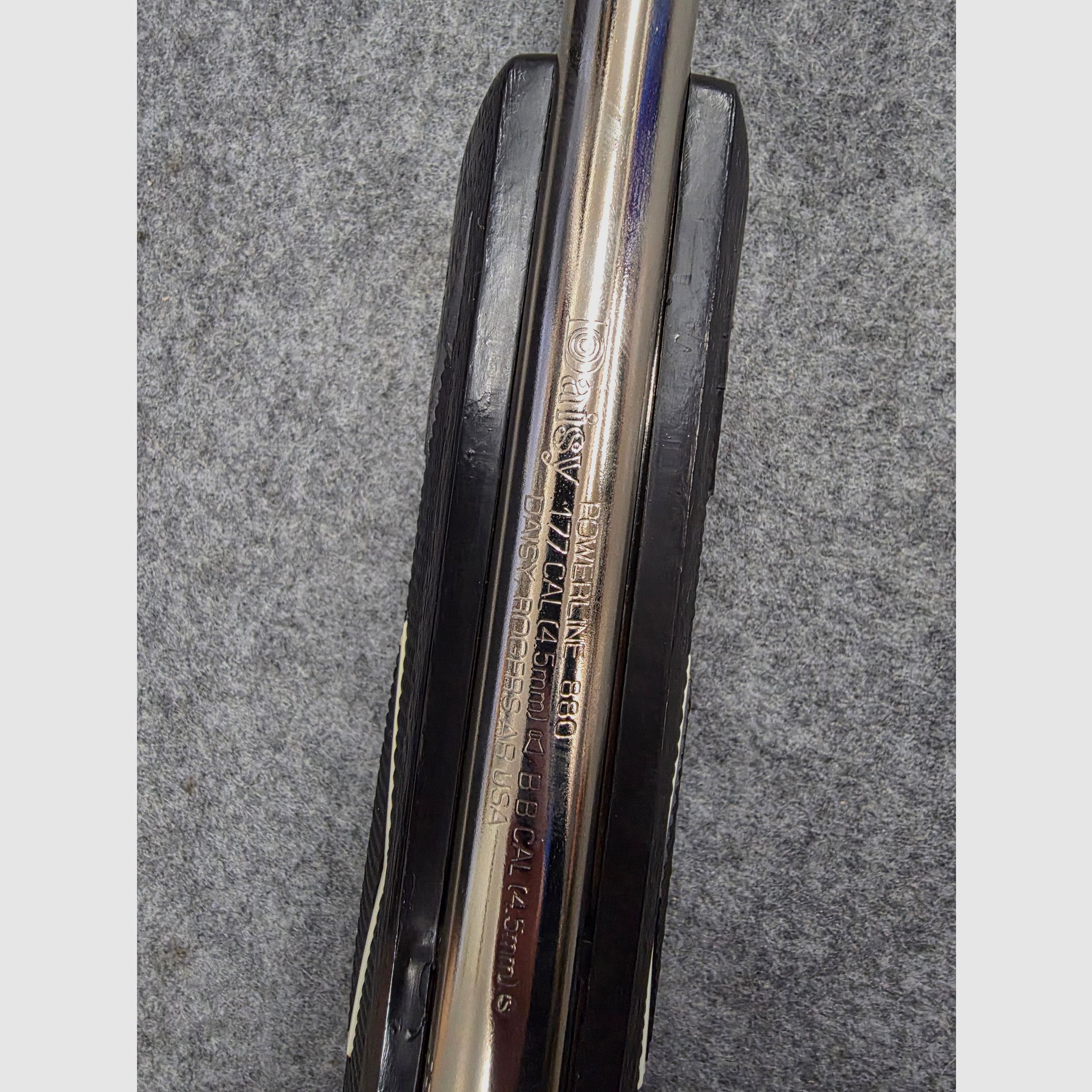 Sondermodell Rarität Silver Anniversary Collector's Edition Jubiläums Modell Unterhebel Vorkomprimier Luftgewehr Daisy Powerline Modell 880 Rogers Airguns USA