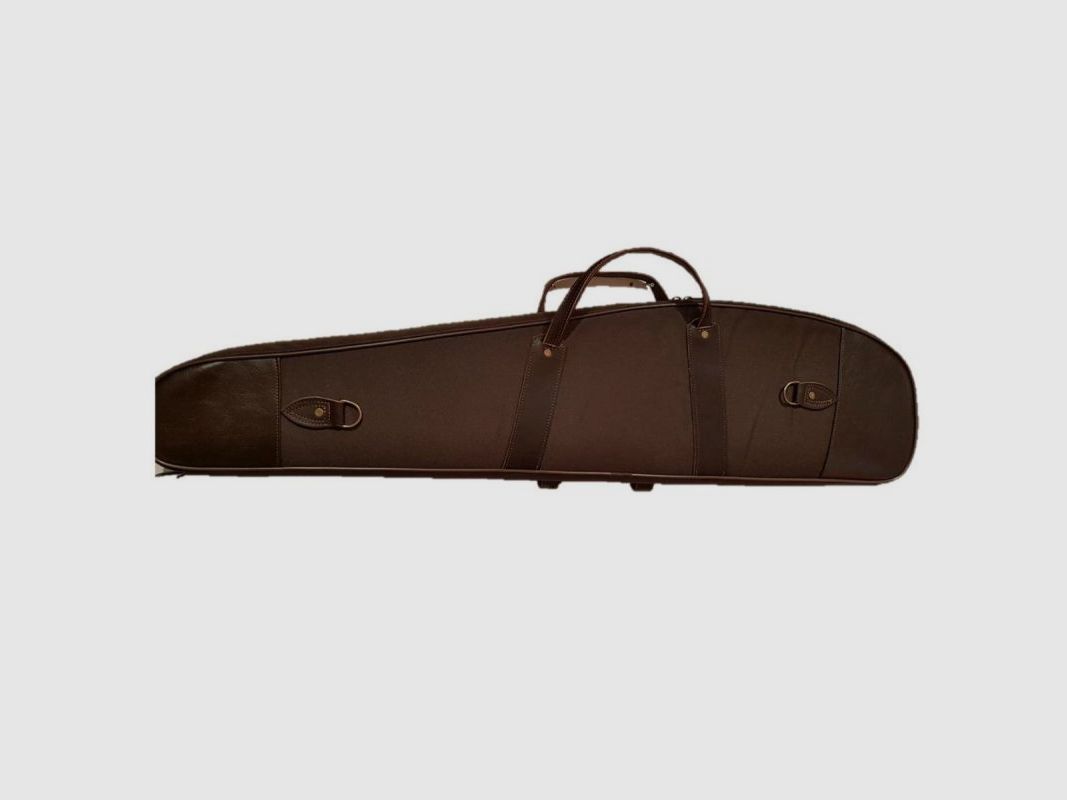 Futteral für Büchse mit Zielfernrohr aus braunem Cordura. Halterungen für Stuhl, Bild 2 von 4