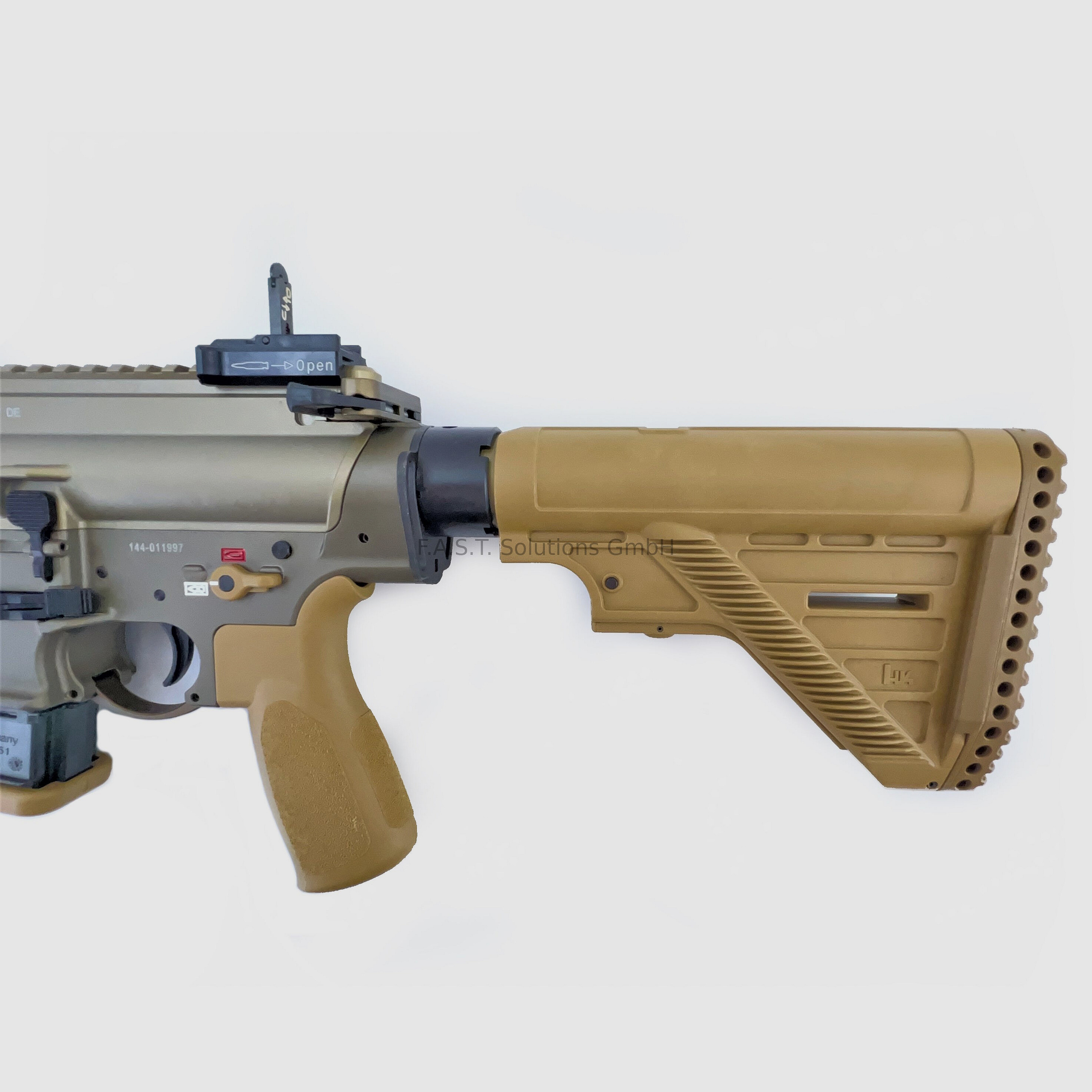 Heckler & Koch HK SLB MR308, A3-Version, 16,5", sandfarben .308Win