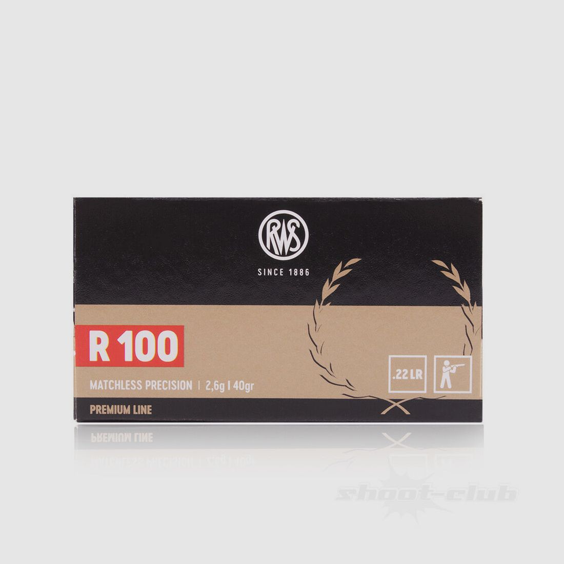 RWS R100 LRN 40grs 50pcs .22lr, image 2 sur 4