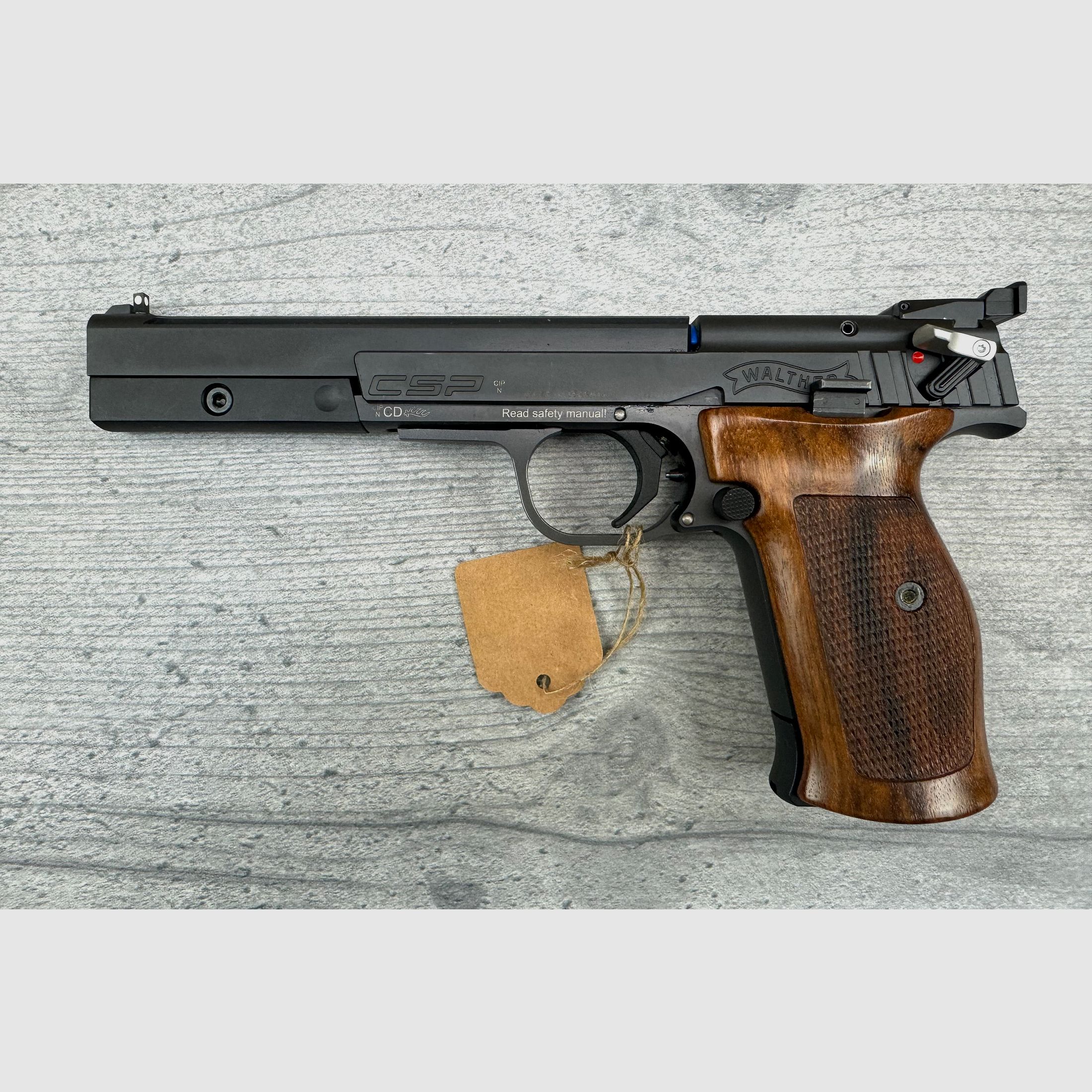 Vorführwaffe Carl WALTHER CSP Dynamic .22lr einstellbarer Matchabzug Sportpistole