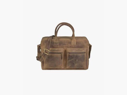 Serviette en cuir vintage