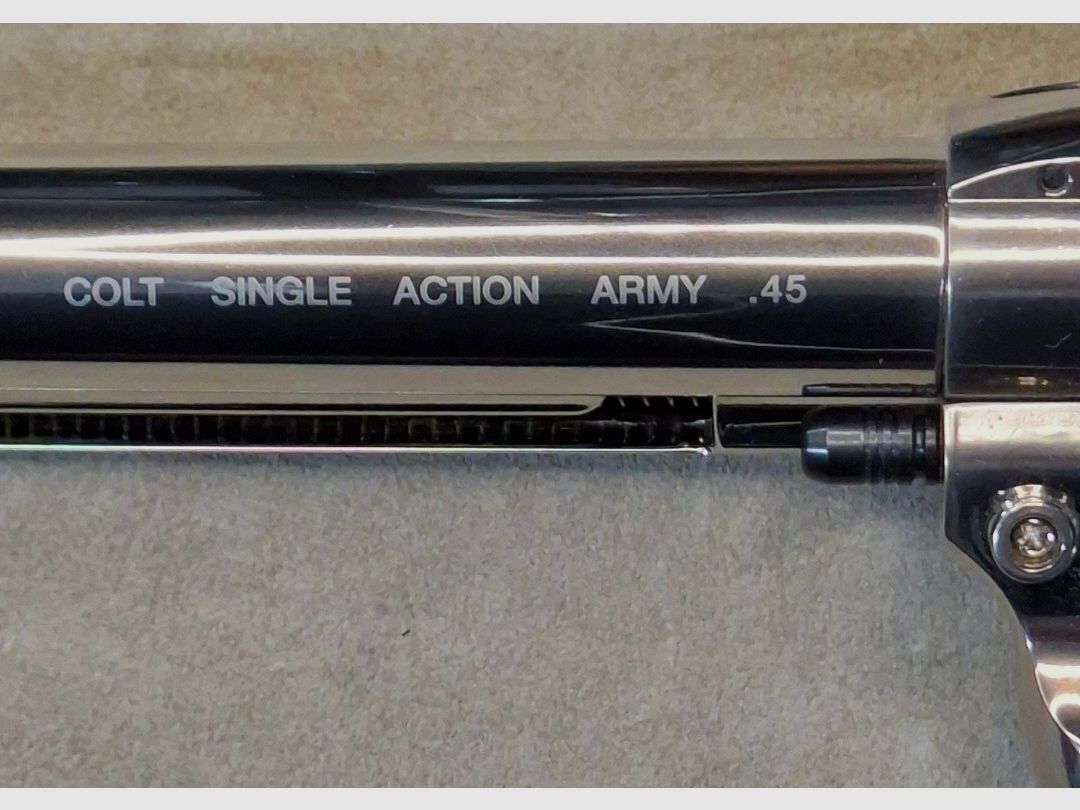 !!! Neuwertig!!! Colt SAA . 45, Vollmetall, nickel- finish, 5,5", cal. 4,5mm Co², P18!