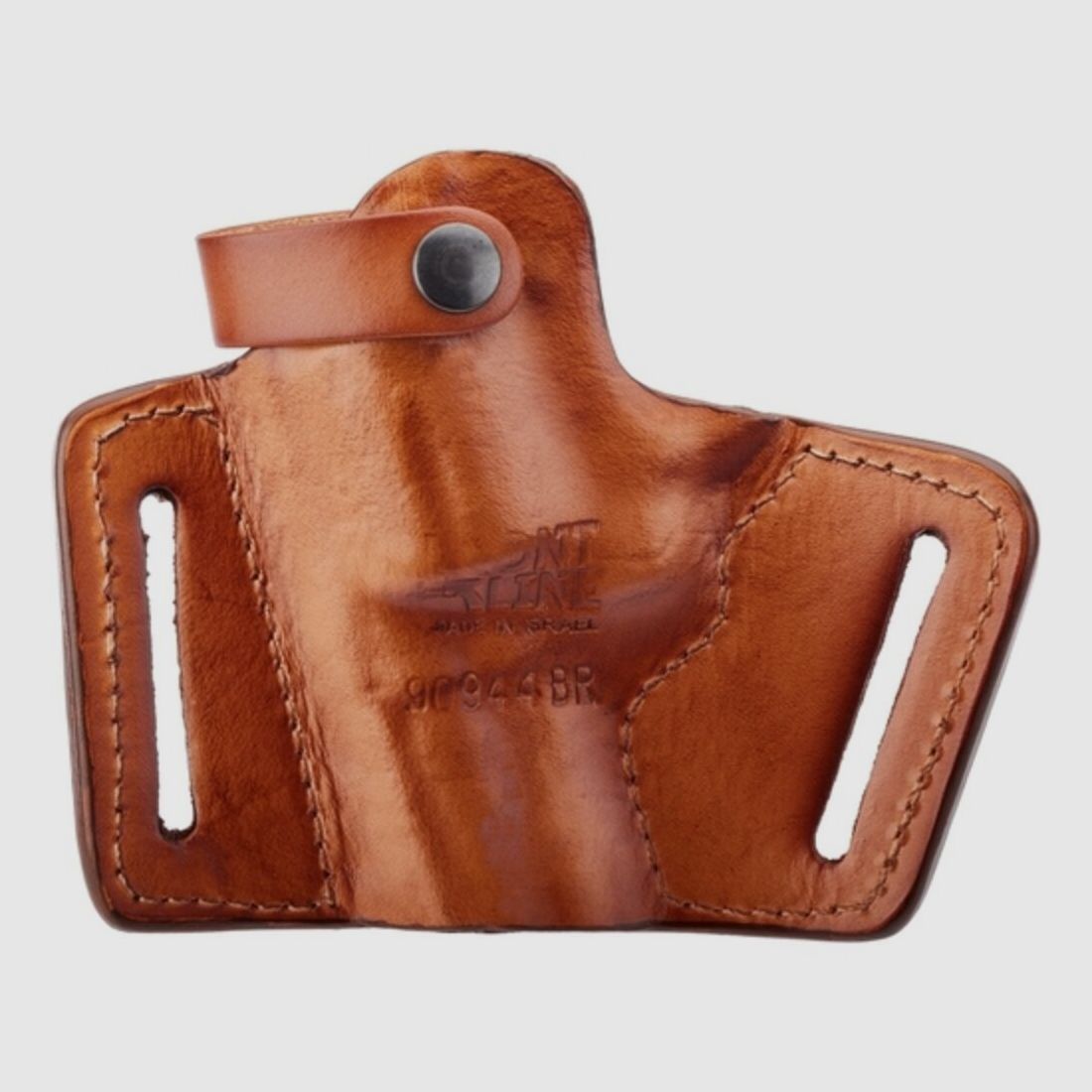 Front Line Holster Pancake Leder Half Size 4" Rev. 357